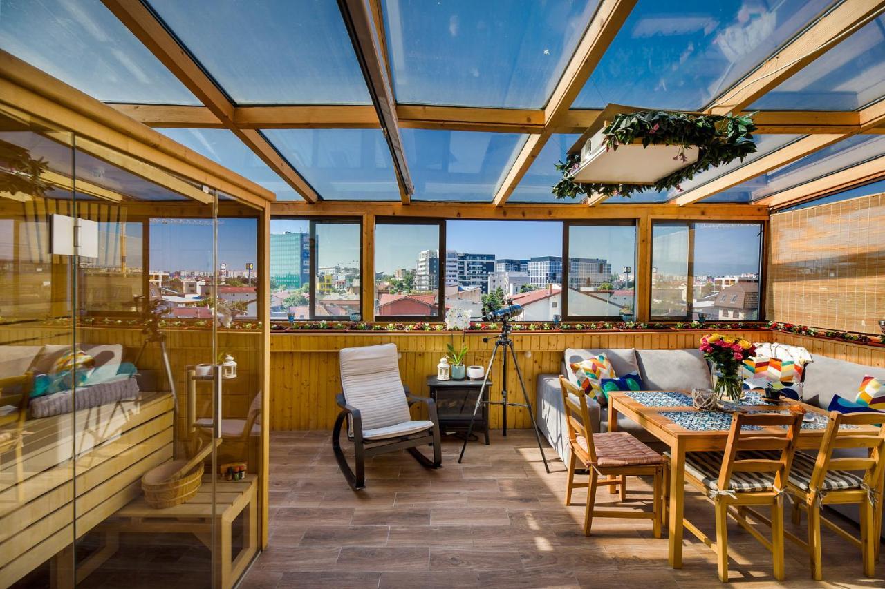 Bucharest Penthouse With Sauna And Terrace 外观 照片