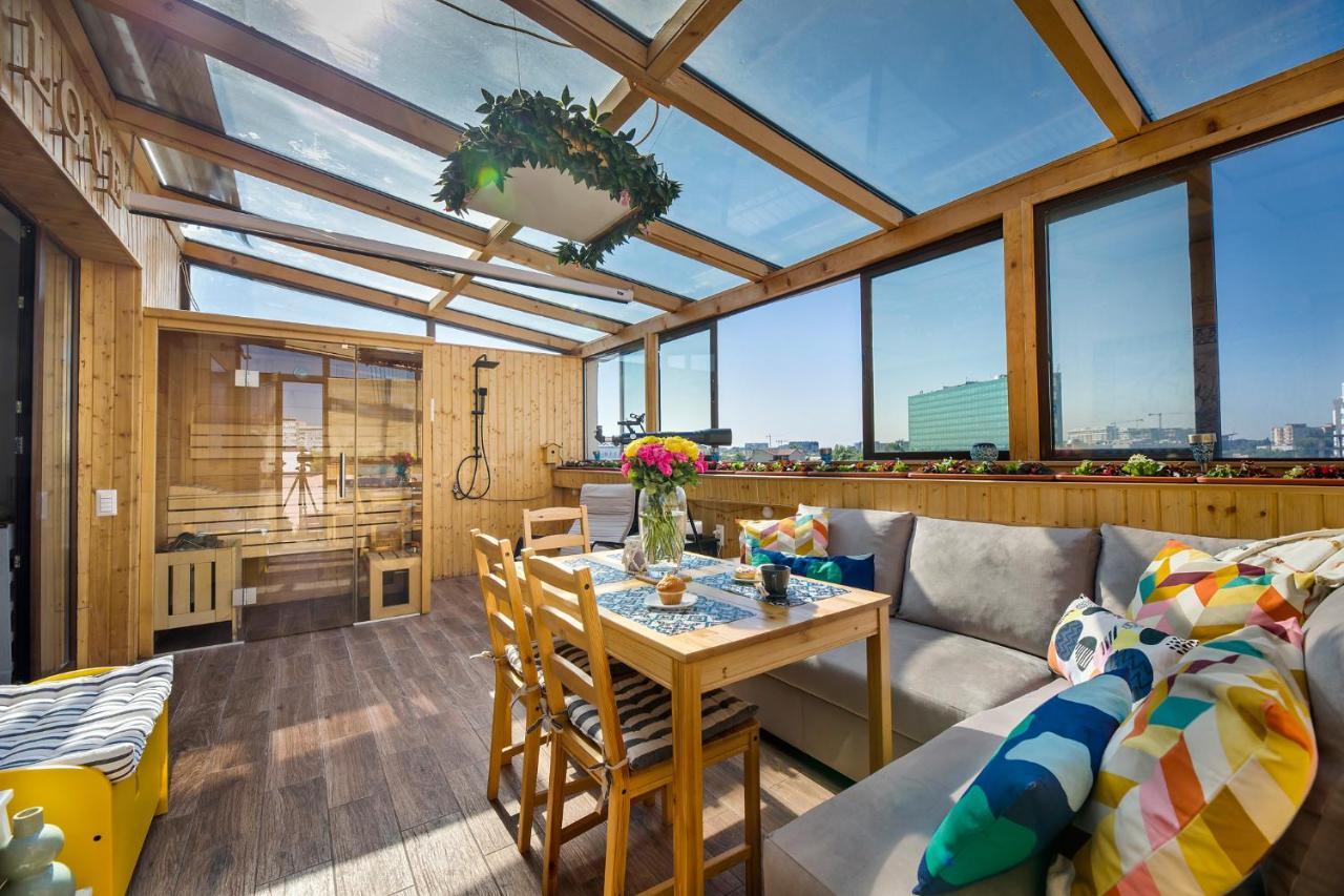 Bucharest Penthouse With Sauna And Terrace 外观 照片